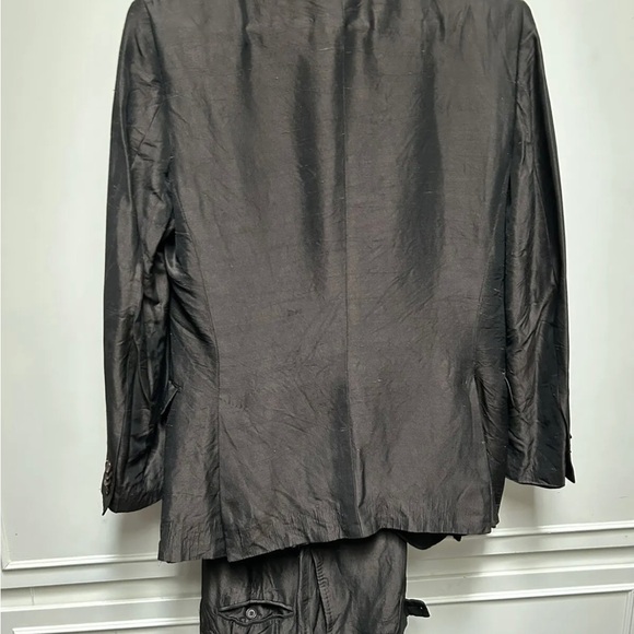 Dolce and Gabanna shiny silk mix brown suit - Picture 5 of 6